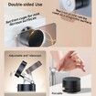 Adjustable Mechanical Vacuum Magnetic Car Suction Phone Holder with Telescopic Structure,Suction Cup Magnetic Phone Mount for Car/Travel/Desktop,Black