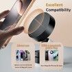 Adjustable Mechanical Vacuum Magnetic Car Suction Phone Holder with Telescopic Structure,Suction Cup Magnetic Phone Mount for Car/Travel/Desktop,Black