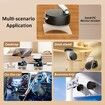 Adjustable Mechanical Vacuum Magnetic Car Suction Phone Holder with Telescopic Structure,Suction Cup Magnetic Phone Mount for Car/Travel/Desktop,Black