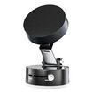 Adjustable Mechanical Vacuum Magnetic Car Suction Phone Holder with Telescopic Structure,Suction Cup Magnetic Phone Mount for Car/Travel/Desktop,Black