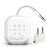 Bluetooth 5.4 Wireless Audio Transmitter Receiver for AirPods, Headphones, TVs and Gym Equipment, Dual Link Connect 2 Wireless Headphones