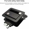 Cargo Trailer Lock RV Door Lock Zinc Alloy Entry Door Latch Lock Replacement Kit with 2 Keys for Travel Trailer Campers RV Truck Cargo Hauler
