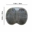 Shower Foot and Back Scrubber Mat, Wall Mounted Shower Foot Scrubber with Suction Cups, Massage Foot Cleaner for Shower (Gray)