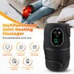 Cordless Heated Knee Massager, 3-in-1 Electric Knee Massager with Heat for Knee Elbow Shoulder Wrap with 3 Vibration & Heating Modes (Black)