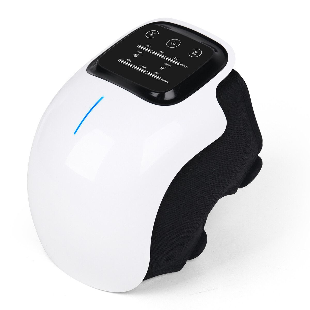Knee Massager with Heat, Cordless Knee Massager with 3 Heating Levels, Knee Massager with Large LED Screen, Adjustable Straps and Timer