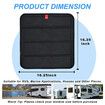 41x41cm RV Sunshade Skylight Ventilation Window Shade Velcro Attachment