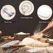 50 Piece Bread Baking Tools Set Rattan Banneton Basket Scraper Beater Cutting Set