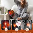Red Light Knee Brace Vibration Knee Massage with 3-Level Massage Wireless Rechargeable Controller Near Infrared Heated Device for Knee Elbow Shoulder