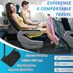 Foot Hammock for Plane Travel with Detachable Hardboard Portable Footrest for Air Travel Essentials Long Flight