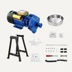 Electric Grain Mill Grinder Machine for Commercial Home Coffee Bean Spice Corn Wheat Flour Rice Nut Cereal Tofu Sorghum Milling Refining 3000W