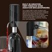 Wine Aerator Electric Wine Decanter Automatic Wine Aerator,One Touch Wine Dispenser Wine pourer with USB Rechargeable