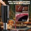 Wine Aerator Electric Wine Decanter Automatic Wine Aerator,One Touch Wine Dispenser Wine pourer with USB Rechargeable
