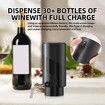 Wine Aerator Electric Wine Decanter Automatic Wine Aerator,One Touch Wine Dispenser Wine pourer with USB Rechargeable