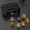 Rechargable Dice Set, Light Up Dice, 7PCS Glowing LED Dice Electronic Dices, D&D Polyhedral Dice Set for RPG Role Playing Table Game