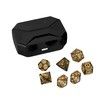 Rechargable Dice Set, Light Up Dice, 7PCS Glowing LED Dice Electronic Dices, D&D Polyhedral Dice Set for RPG Role Playing Table Game