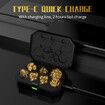 Rechargable Dice Set, Light Up Dice, 7PCS Glowing LED Dice Electronic Dices, D&D Polyhedral Dice Set for RPG Role Playing Table Game