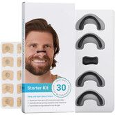 Magnetic Nose Strips, 60 Pcs Easier Breath Nasal Strips Anti Snoring, Nose Strips Better Sleep AntiSnore Sleep Aid for Sleep Travel Sports