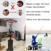 Kerosene Space Heater Indoor Outdoor Kerosene Stove Camping Heater , Non Electric Space Heater for Fishing, Garden, Balcony