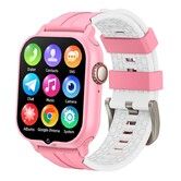 Smart Cell Phone Watch for Boys Girls with Call SOS Games Alarm Camera Music Calculator School Mode Children Touch Screen Watches for Kids (Pink)
