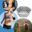 Ice Shower Rapid Cooling Portable Ice Bath Barrel Silicone Foldable Ice Bath Chiller For Athletes Relax Bathroom Accessories Color White