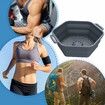 Ice Shower Rapid Cooling Portable Ice Bath Barrel Silicone Foldable Ice Bath Chiller For Athletes Relax Bathroom Accessories Color Deep Blue