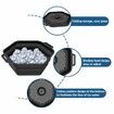 Ice Shower Rapid Cooling Portable Ice Bath Barrel Silicone Foldable Ice Bath Chiller For Athletes Relax Bathroom Accessories Color Black