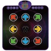 Dance Mat with 9 Light Up Keys & Bluetooth, Interactive Music Pad with 4 Game Modes & Adjustable Volume,Birthday Gift for Kids 3-12