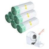 120 Count Cat Litter Box Liners,64x40cm,Heavy-Duty,Economy Bulk Pack