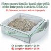 120 Count Cat Litter Box Liners,64x40cm,Heavy-Duty,Economy Bulk Pack