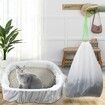 Sifting Cat Litter Box Liners Bags with Holes-Drawstring Scratch Resistant Waste (94x45.6cm,7Pack)