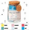 Bible Verses in a Jar,the Hope Jar Read Me When Bible Verses Jar with Colored Bible Verses,Scripture Prayer Jar Bible Gifts for Women Church Faith Based