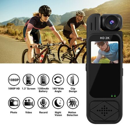Body Camera with Audio and Video Recording with 32GB, Portable Small Personal Camcorder Sport Action Outdoor Video Recorder