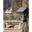 4G LTE Cellular Trail Cameras with Live Streaming,Solar Game Cameras,Remote Phone Access,Motion Activated,0.2s Trigger Time,Low Light Night Vision,2Pack