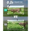 4G LTE Cellular Trail Cameras with Live Streaming,Solar Game Cameras,Remote Phone Access,Motion Activated,0.2s Trigger Time,Low Light Night Vision,2Pack