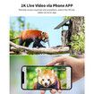 4G LTE Cellular Trail Cameras with 2K HD Live Streaming,Game Camera Includes Solar Panel,Remote Phone Access Playback,Motion Activated,Night Vision,IP66