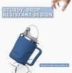 Spill Proof Cup for Elderly, 13.5oz Stainless Steel Sippy Cup with Straw, Ideal for Seniors