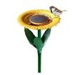 Sunflower Bird Feeder Outdoor Flower Shape Bird Feeding Tray,Garden Decor Stake,Ideal Gift Surprise for Nature Lover,Wild Bird Watcher