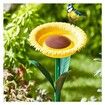 Sunflower Bird Feeder Outdoor Flower Shape Bird Feeding Tray,Garden Decor Stake,Ideal Gift Surprise for Nature Lover,Wild Bird Watcher