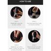Black Electric ABS Portable Grinder Black Pepper & Salt Grinder Suitable for Sea Salt & Peppe