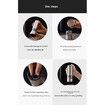 Silver Electric Stainless Steel Grinder Portable Black Pepper & Salt Grinder Suitable for Table Salt & Sea Salt