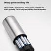 Silver Electric Stainless Steel Grinder Portable Black Pepper & Salt Grinder Suitable for Table Salt & Sea Salt