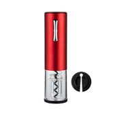 Red Rechargeable Electric Wine Bottle Opener Automatic with Paper Cutter Ideal for Home & Parties