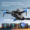 8K GPS Drone Dual Camera 5G WIFI FPV 360 Degree Obstacle Avoidance Brushless Large Screen RC Quadcopter With 2 batteries