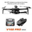 8K GPS Drone Dual Camera 5G WIFI FPV 360 Degree Obstacle Avoidance Brushless Large Screen RC Quadcopter With 2 batteries