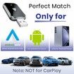 Wireless Android Auto Adapter Convert Wired to Wireless Mini Size USB-C Type-C Stable Control No Delay Supports Car Original Control
