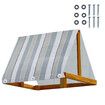 Swing Set Replacement Tarp Playground Roof Canopy Outdoor Replacement Sunshade Cover Backyard Playset Canopy Color Stripe