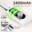 Portable Electric Nail Drill File 45000RPM Cordless Professional Manicure Polishing for Acrylic Gel Nails E File Machine with Bits Base