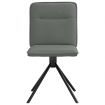 Dining Chairs 2 pcs Dark Grey Fabric