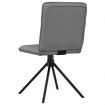 Dining Chairs 2 pcs Dark Grey Fabric