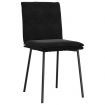 Dining Chairs 2 pcs Black Velvet